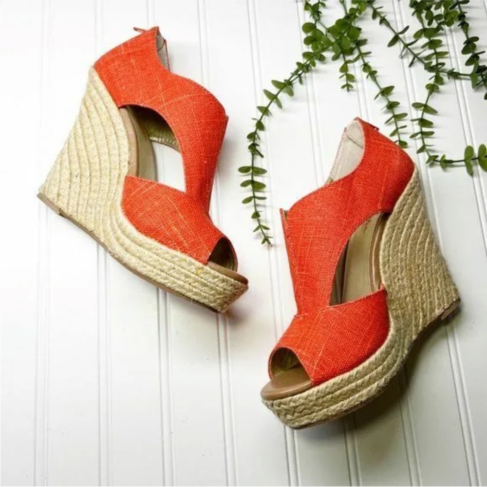 Seychelles //  Platform Espadrilles // Burnt Orange // 9.5